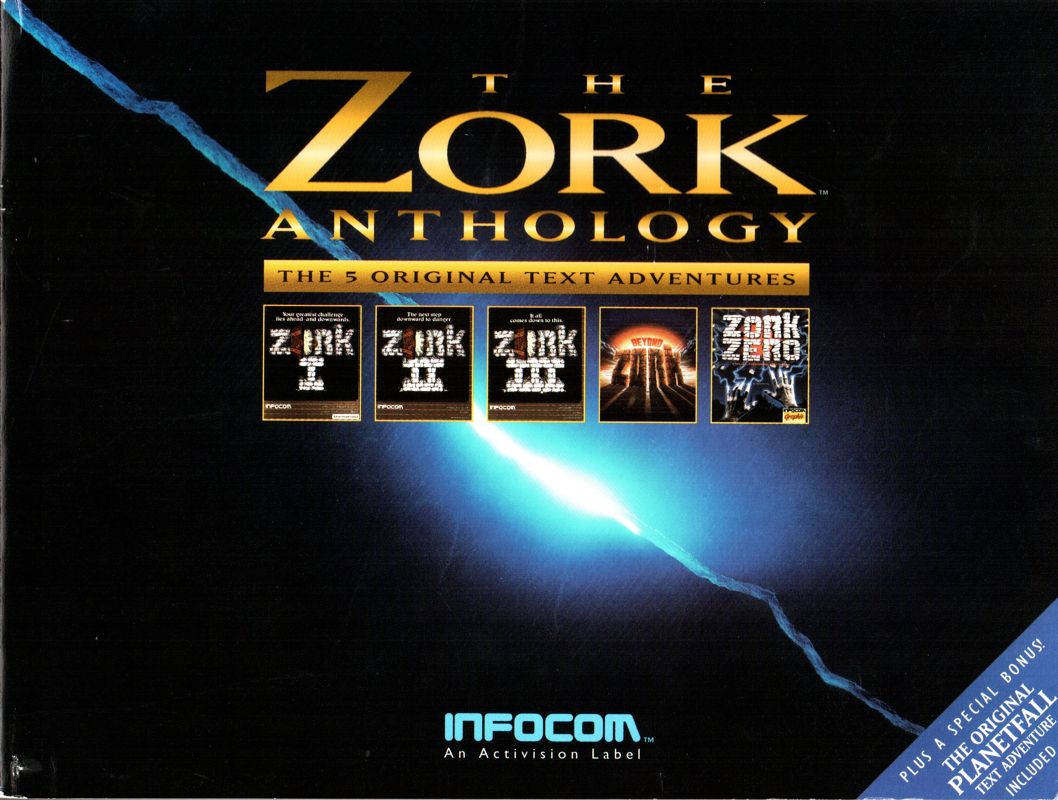 Manual for The Zork Anthology (DOS and Macintosh)