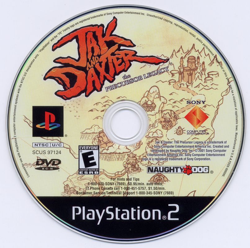 Media for Jak and Daxter: The Precursor Legacy (PlayStation 2)