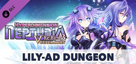 Front Cover for Hyperdimension Neptunia Re;Birth3 V Generation: Lily-ad Dungeon (Windows) (Steam release)