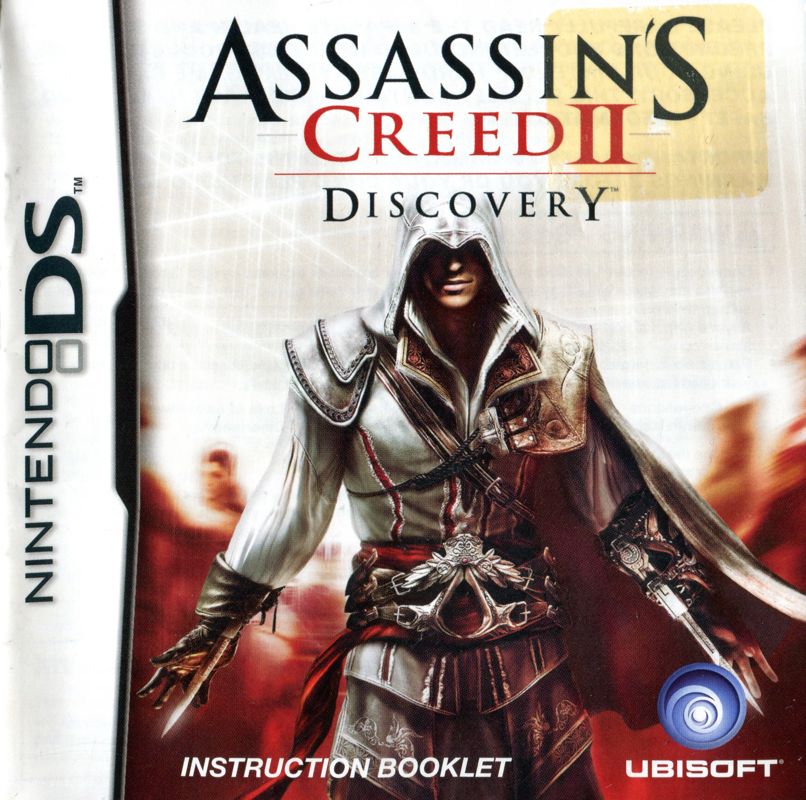 Manual for Assassin's Creed II: Discovery (Nintendo DS): Front