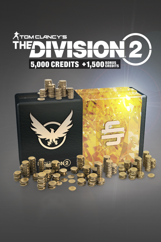 Front Cover for Tom Clancy's The Division 2: 5000 Credits + 1500 Bonus Credits (Xbox One) (download release)