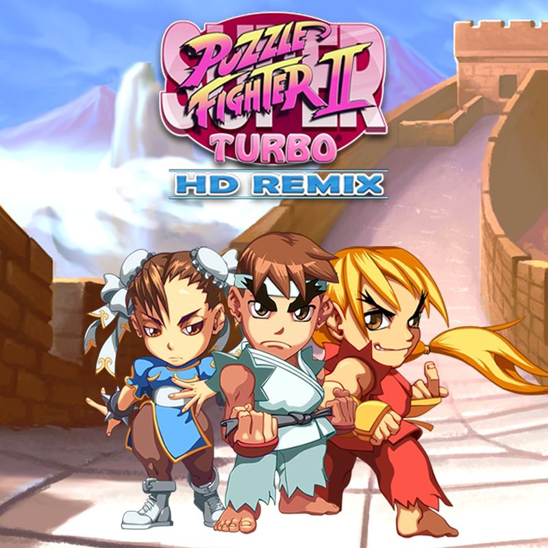 Front Cover for Super Puzzle Fighter II Turbo HD Remix (PlayStation 3) (download release)