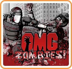 Front Cover for OMG Zombies! (Nintendo Switch) (download release)