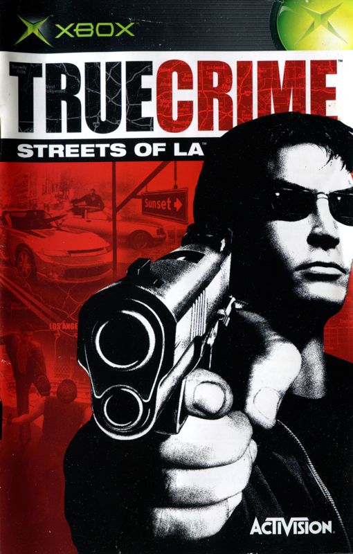 Manual for True Crime: Streets of LA (Xbox): Front