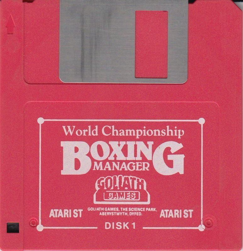 Media for World Championship Boxing Manager (Atari ST): Disk 1