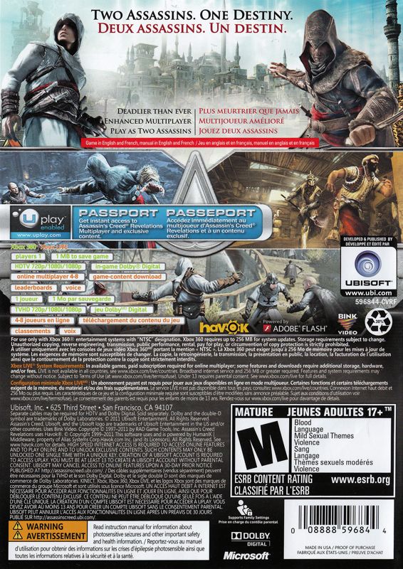 Xbox 360 - Assassin's Creed Revelations Signature Edition Xbox 360