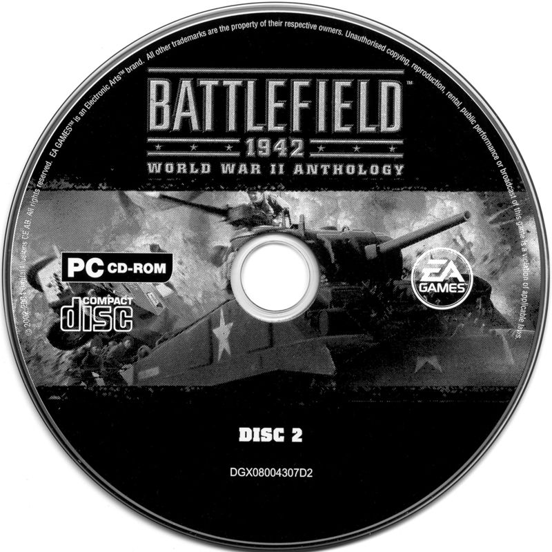 Media for Battlefield 1942: World War II Anthology (Windows): Disc 2