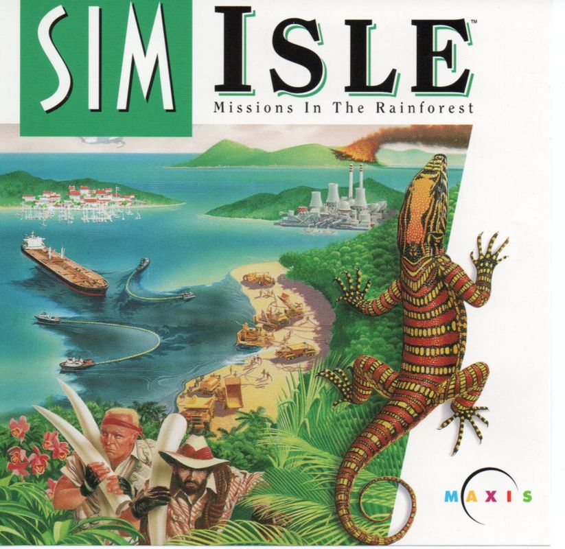 Other for SimIsle: Missions in the Rainforest (DOS): CD Sleeve Front