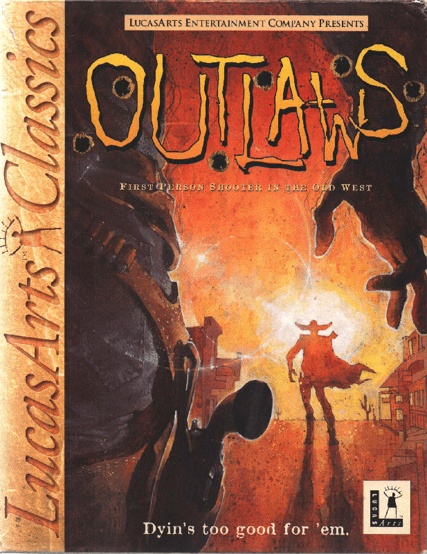 Front Cover for Outlaws (Windows) (LucasArts Classics release)