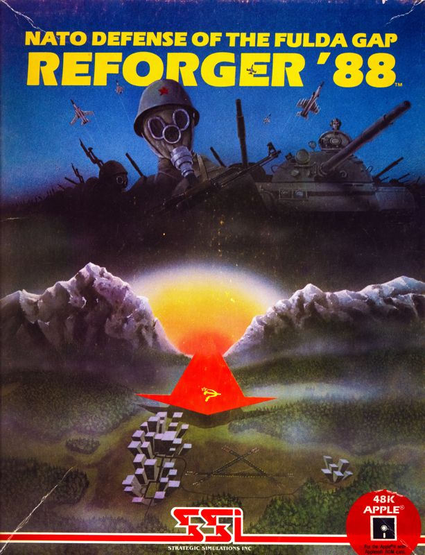 Front Cover for Reforger '88 (Apple II)