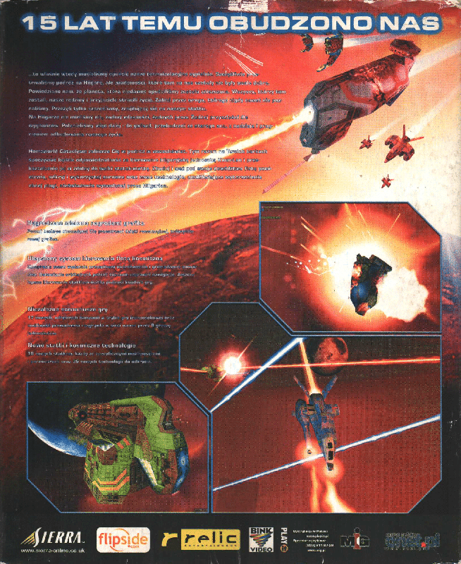 Back Cover for Homeworld: Cataclysm (Windows)