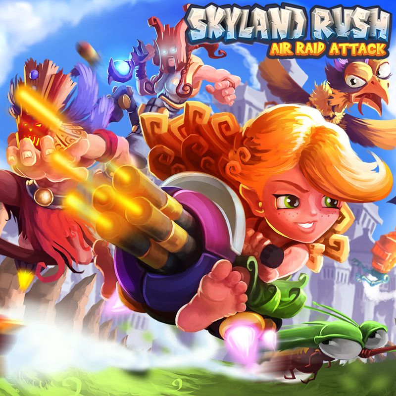 Front Cover for SkyLand Rush: Air Raid Attack (Nintendo Switch) (download release)