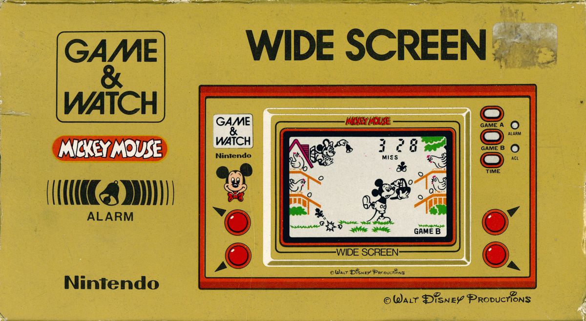 Front Cover for Game & Watch Wide Screen: Mickey Mouse (Dedicated handheld)