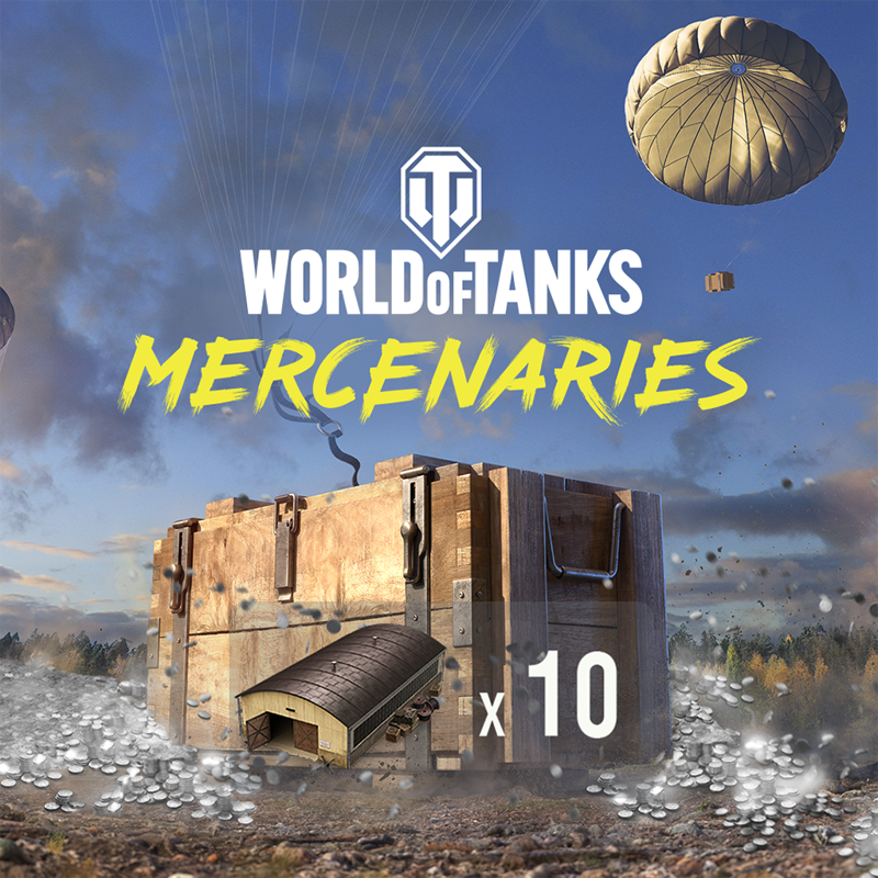 Front Cover for World of Tanks: Mercenaries - Garage Prep (PlayStation 4) (download release)