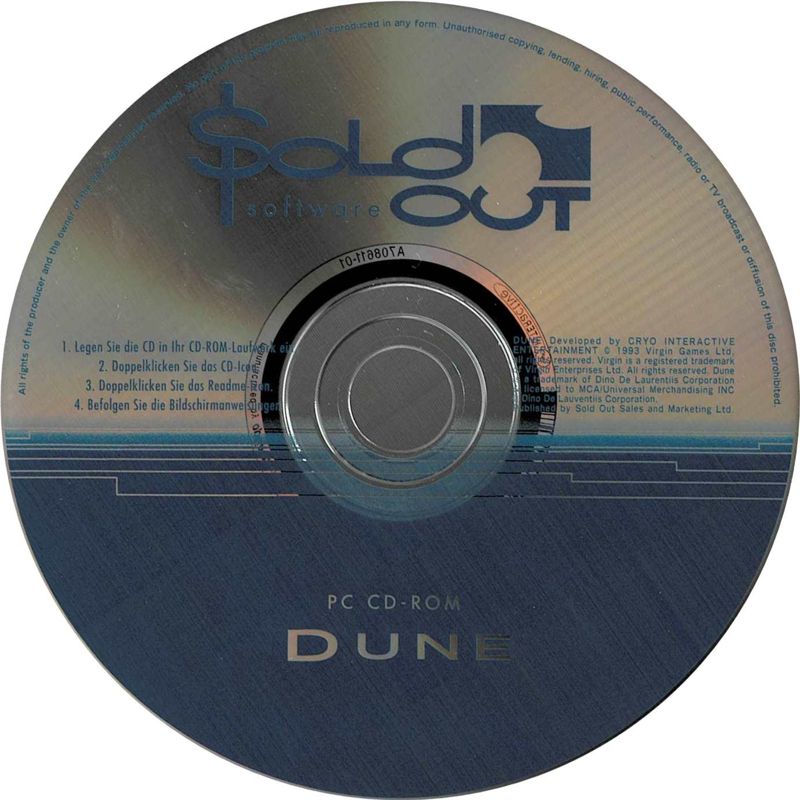 Media for Dune (DOS) (Sold Out Software release)