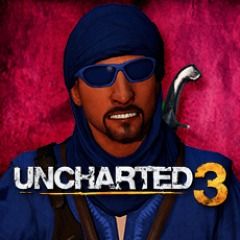 Front Cover for Uncharted 3: Drake's Deception - Thick Sunglasses (Salim) (PlayStation 3) (download release)