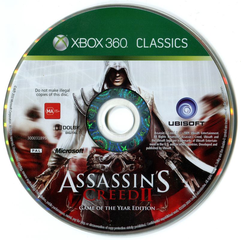 Assassin's Creed II cover or packaging material - MobyGames