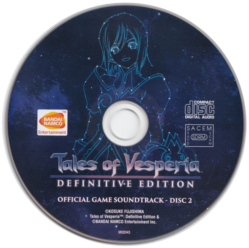 Soundtrack for Tales of Vesperia: Definitive Edition (Premium Edition) (PlayStation 4): CD 2