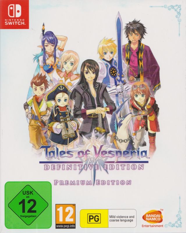 Front Cover for Tales of Vesperia: Definitive Edition (Premium Edition) (Nintendo Switch) (Sleeved Box)