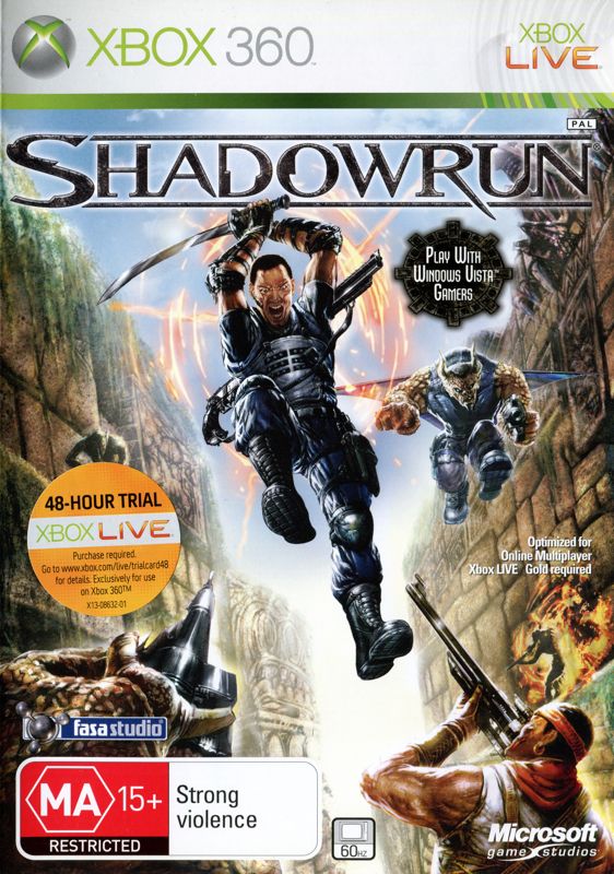 Front Cover for Shadowrun (Xbox 360)