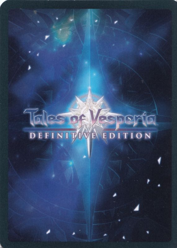 Extras for Tales of Vesperia: Definitive Edition (Premium Edition) (PlayStation 4): Collector Card Back (All)