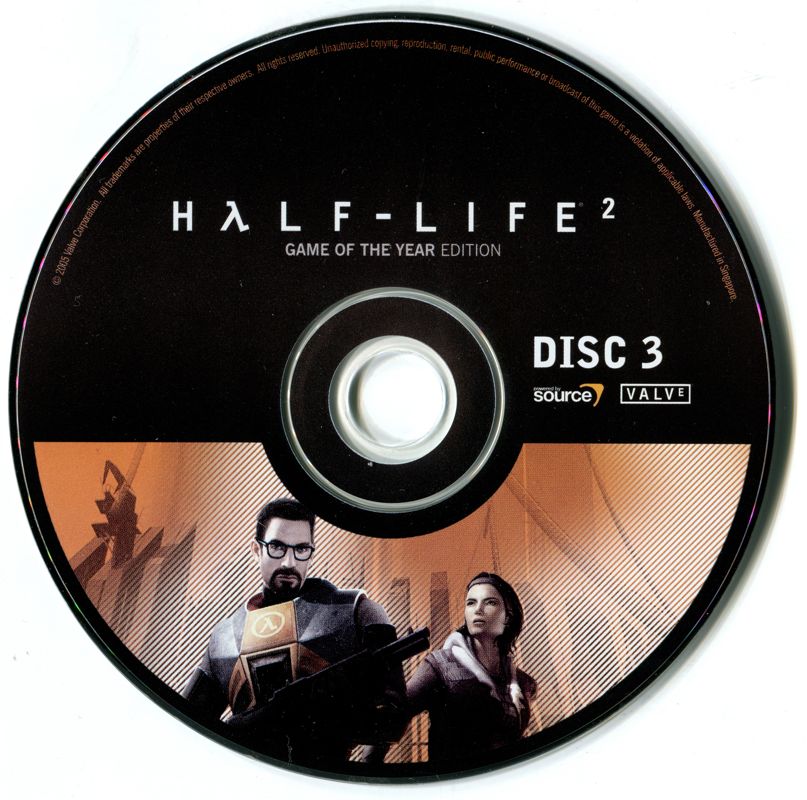 Media for Half-Life 2: Game of the Year Edition (Windows): Disc 3