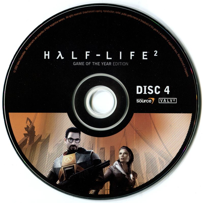 Media for Half-Life 2: Game of the Year Edition (Windows): Disc 4