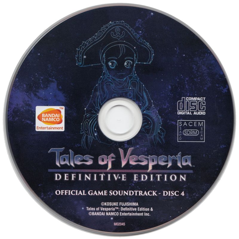 Soundtrack for Tales of Vesperia: Definitive Edition (Premium Edition) (PlayStation 4): CD 4