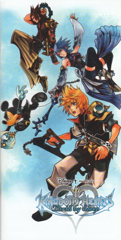 Manual for Kingdom Hearts: Birth by Sleep (Special Edition) (PSP): Front