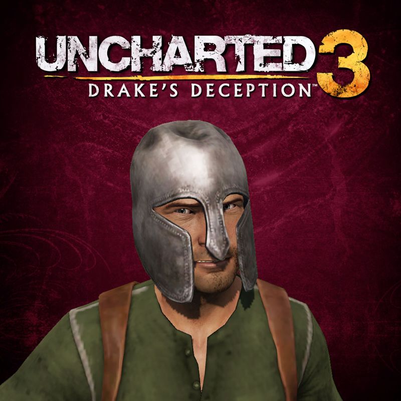 Front Cover for Uncharted 3: Drake's Deception - Multiplayer: Drake Spartan Helmet (PlayStation 3) (download release)