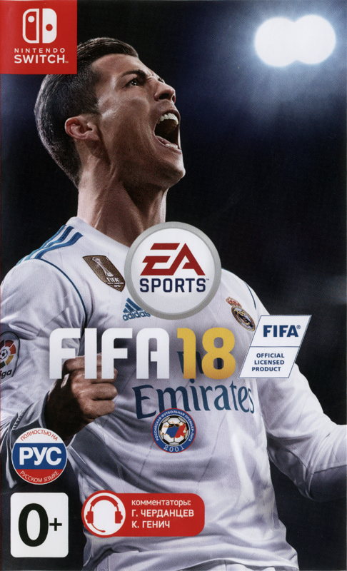 Front Cover for FIFA 18 (Nintendo Switch)