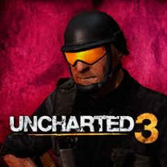 Front Cover for Uncharted 3: Drake's Deception - Assault Helmet (Zoran Lazarevic) (PlayStation 3) (download release)