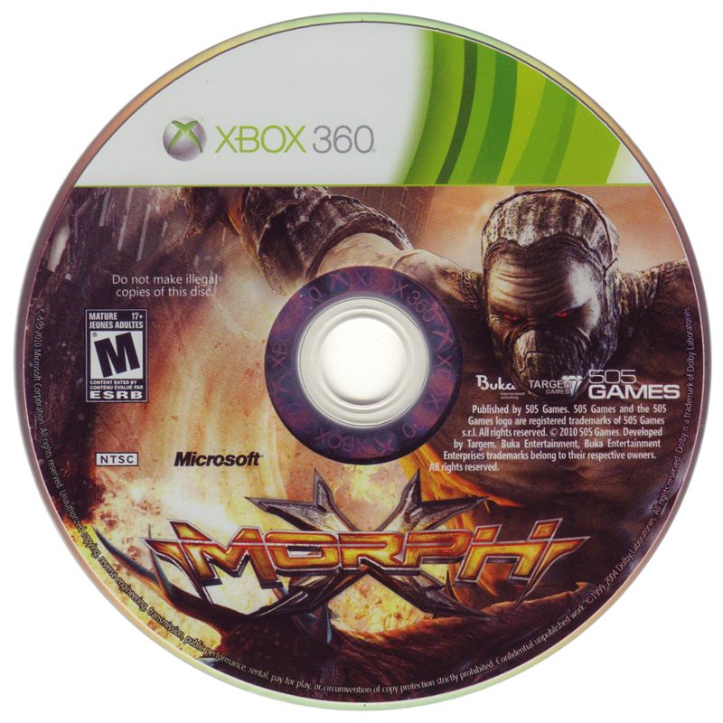 Media for MorphX (Xbox 360)