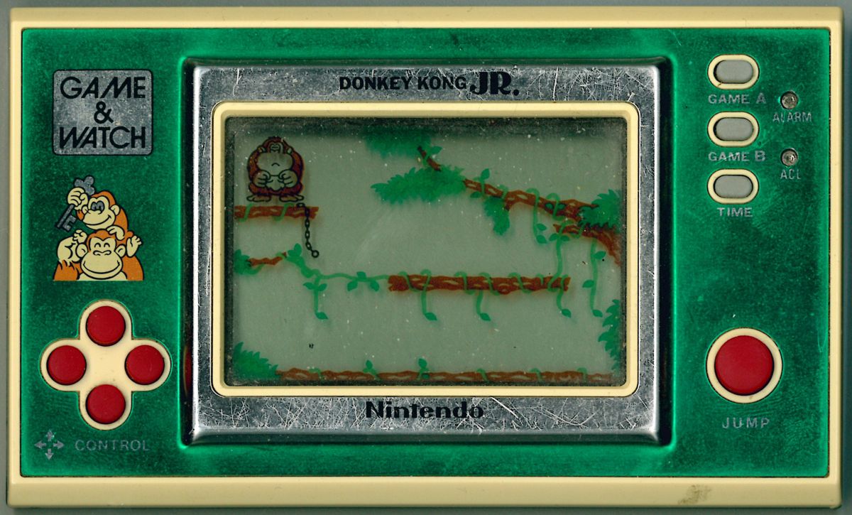 Hardware for Game & Watch Wide Screen: Donkey Kong Jr. (Dedicated handheld): Front
