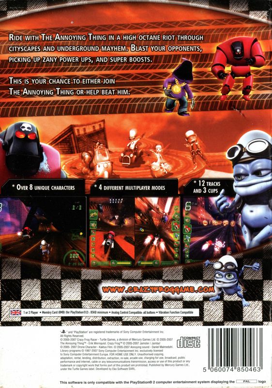  Crazy Frog Arcade Racer - PlayStation 2 : Video Games