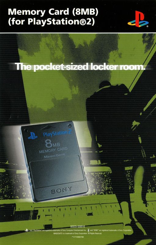 Advertisement for Smash Court Tennis: Pro Tournament (PlayStation 2): Back