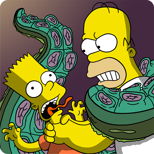 Front Cover for The Simpsons: Tapped Out (Android) (Google Play release): Treehouse of Horror 2015