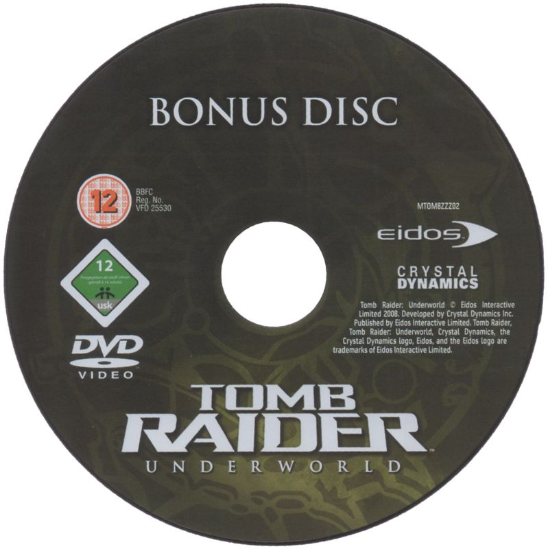 Extras for Tomb Raider: Underworld (Limited Edition) (PlayStation 3): Bonus Disc