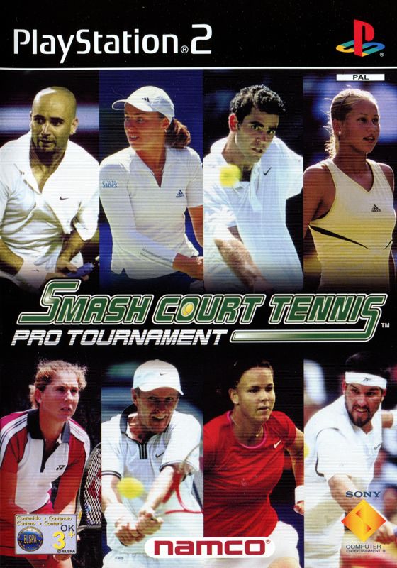 Front Cover for Smash Court Tennis: Pro Tournament (PlayStation 2)