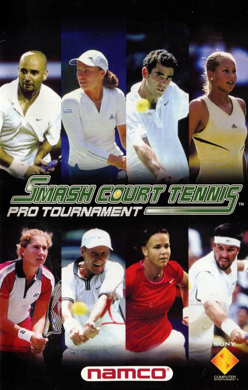 Manual for Smash Court Tennis: Pro Tournament (PlayStation 2): Front
