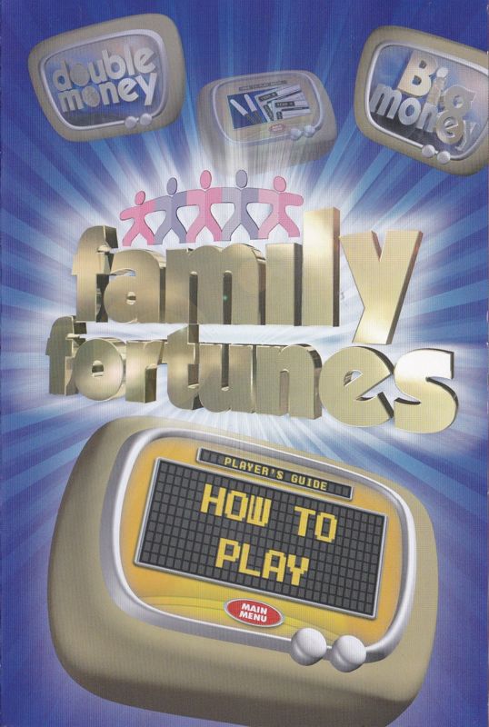 Manual for Family Fortunes: The Interactive TV Game (DVD Player): Front