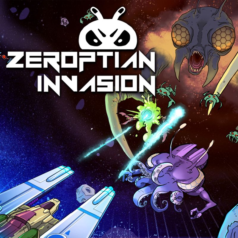Front Cover for Zeroptian Invasion (Nintendo Switch) (download release)