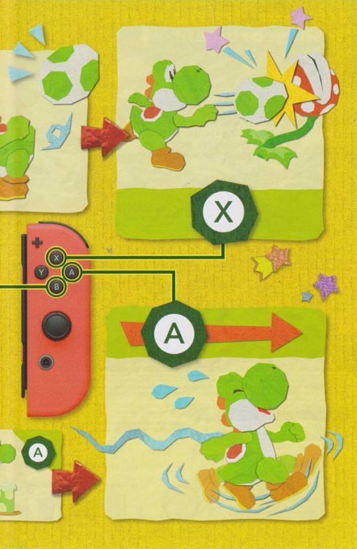 Inside Cover for Yoshi's Crafted World (Nintendo Switch): Right