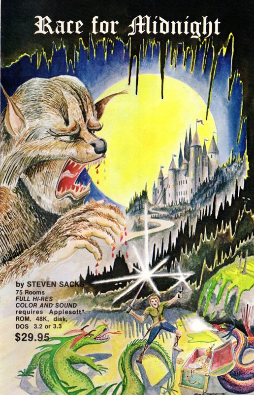 Front Cover for Race for Midnight (Apple II)