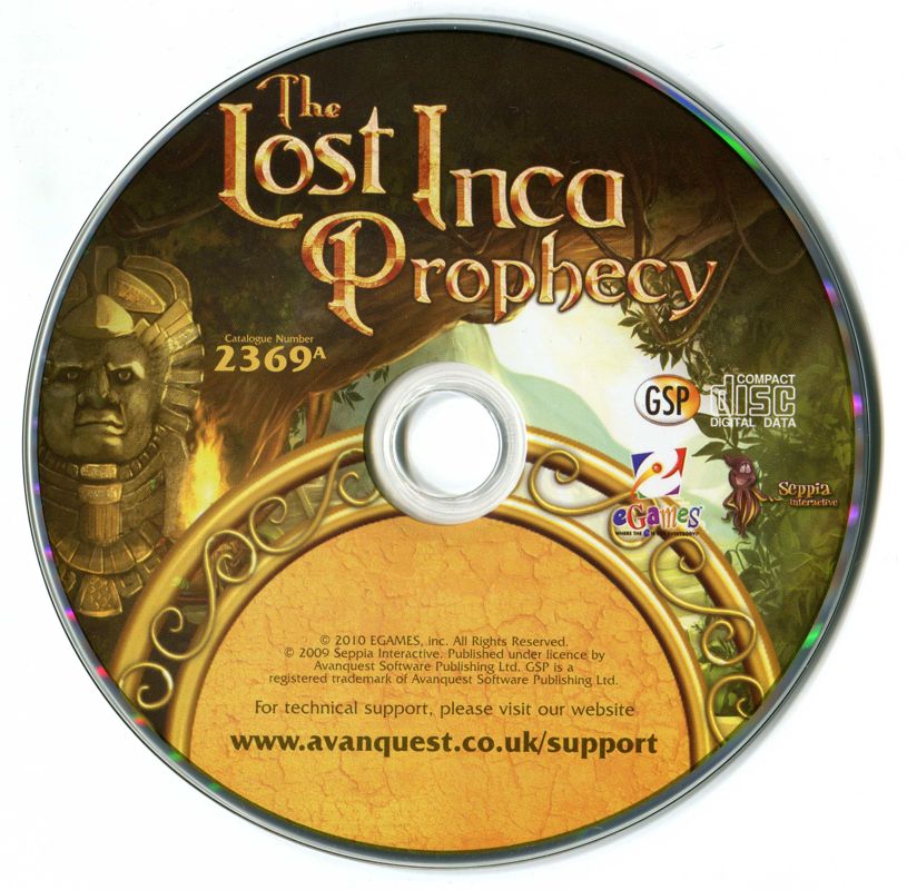 Media for The Lost Inca Prophecy (Windows)