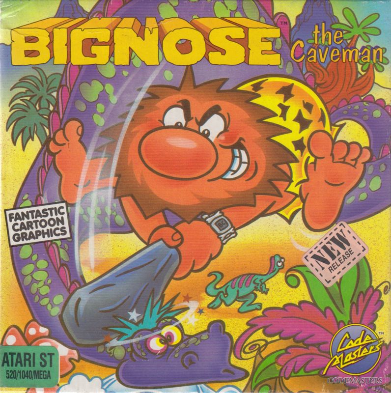 Front Cover for Big Nose the Caveman (Atari ST)