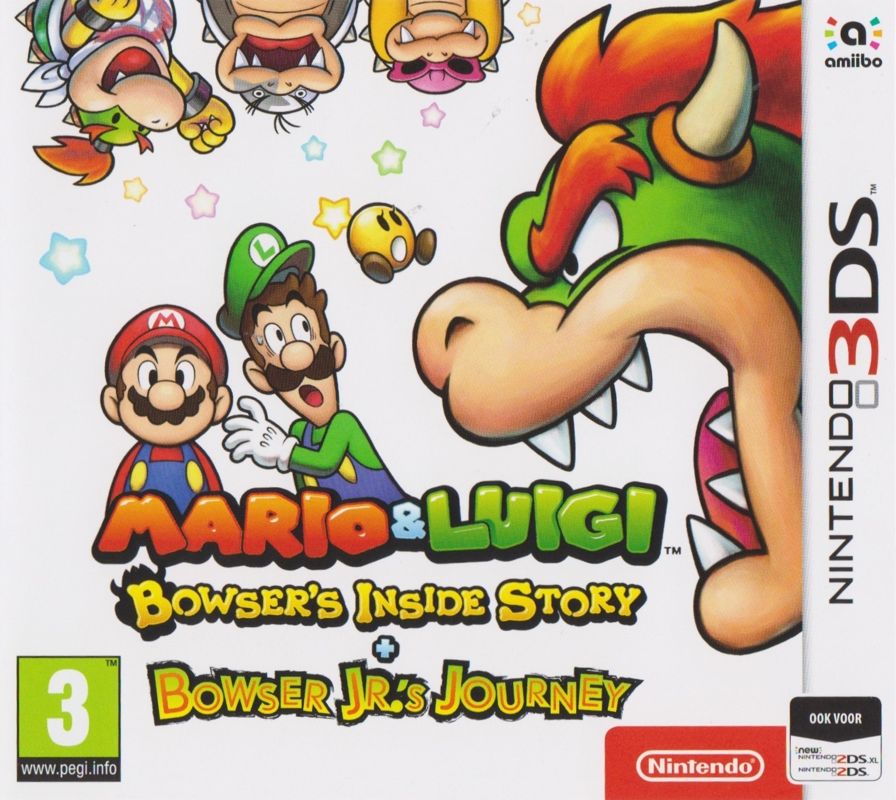Front Cover for Mario & Luigi: Bowser's Inside Story + Bowser Jr's Journey (Nintendo 3DS)