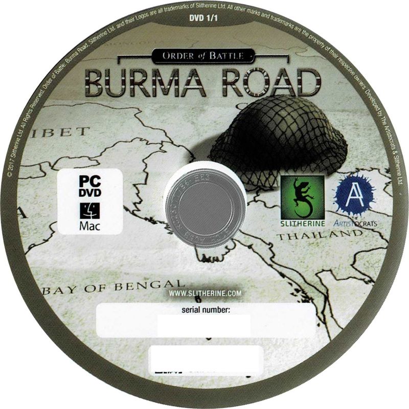 Media for Order of Battle: Burma Road (Macintosh and Windows) (Mail order release)