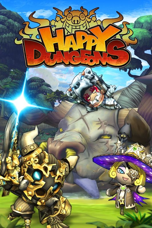 Front Cover for Happy Dungeons (Xbox One) (download release): 2nd version