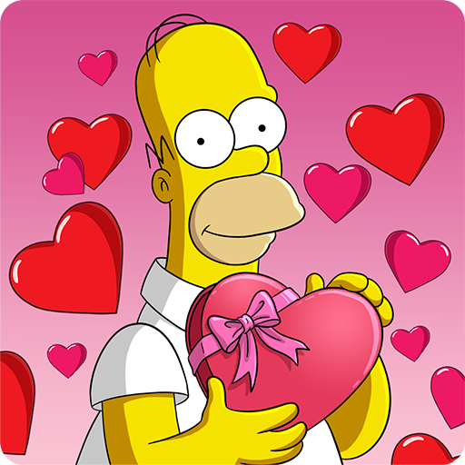 Front Cover for The Simpsons: Tapped Out (Android) (Google Play release): Love, Springfieldian Style 2019